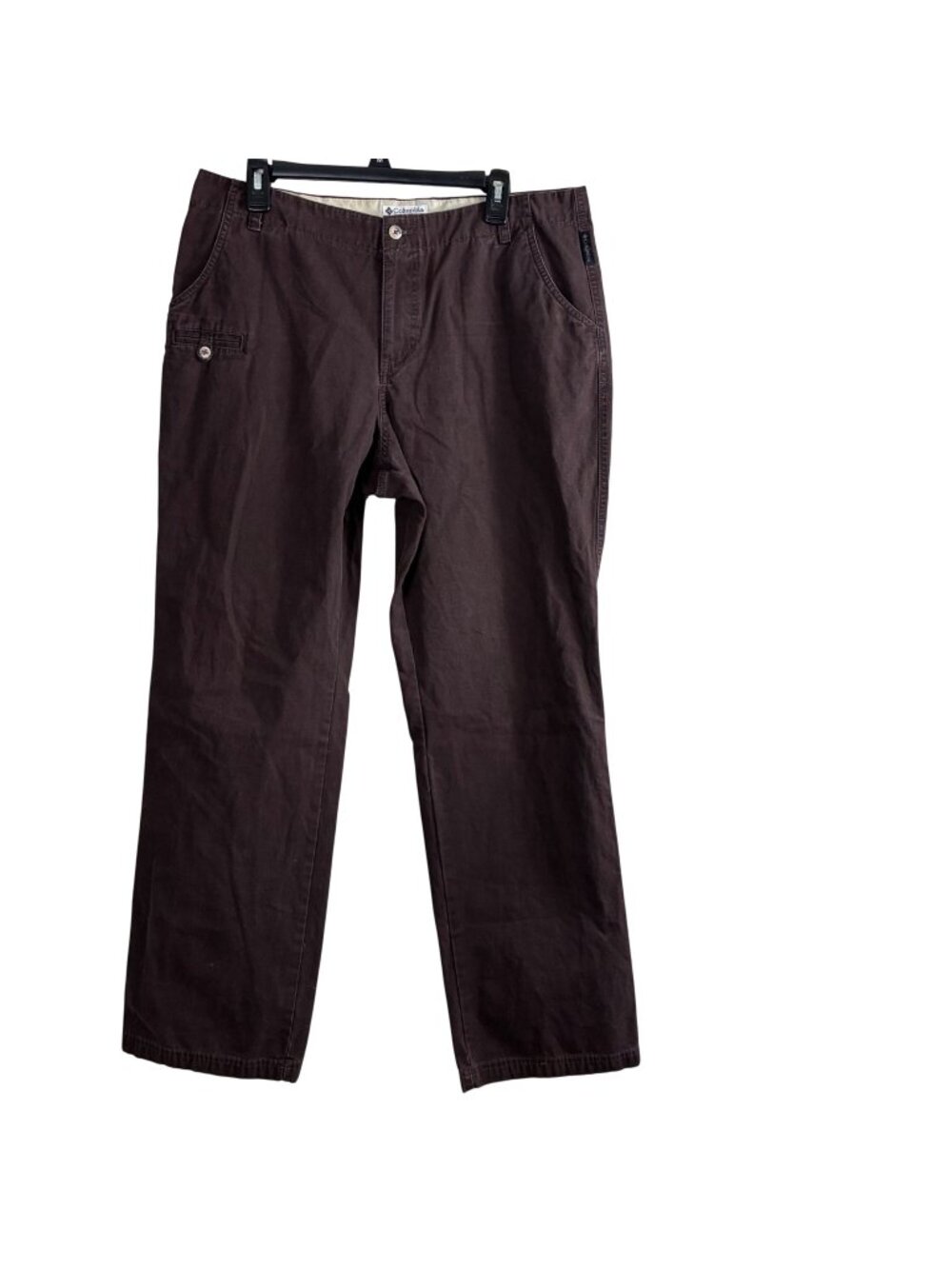 VTG Y2K Columbia ROC Women’s Cotton Twill Hiking Pants Brown Sz 14